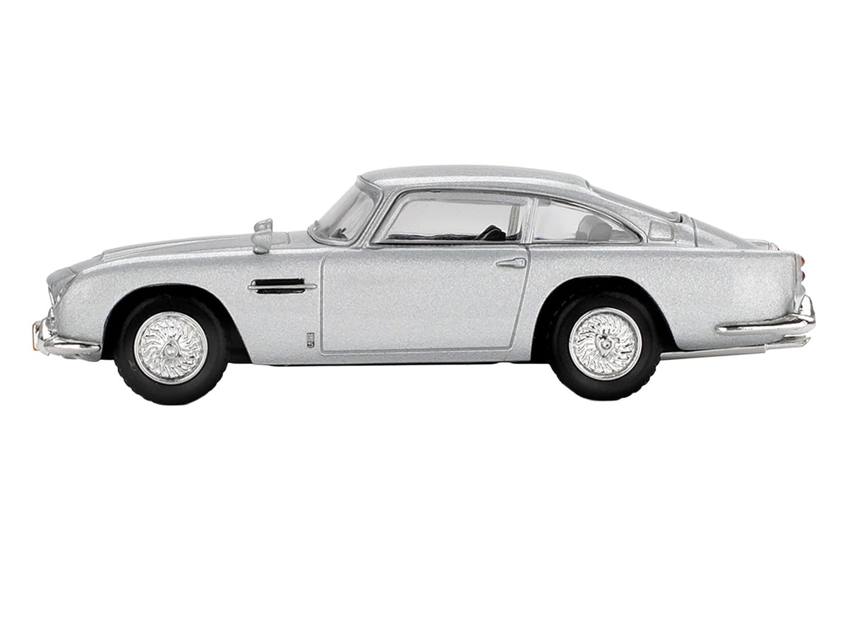 Aston Martin DB5 Birch Silver Metallic 007 James Bond "Casino Royale" (2006) Movie Limited Edition 1/64 Diecast Model Car by Mini GT - image 3