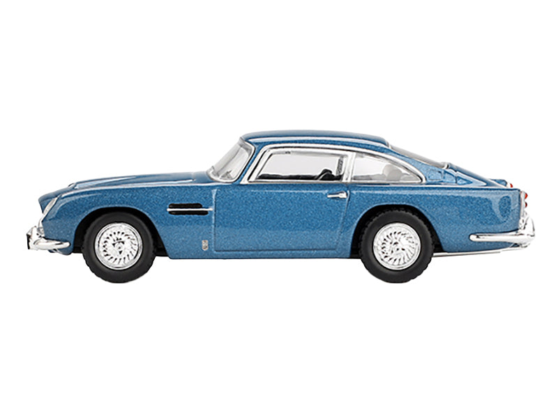 Aston Martin DB5 Sierra Blue Metallic Limited Edition 1/64 Diecast Model Car by Mini GT - image 2