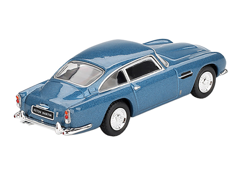 Aston Martin DB5 Sierra Blue Metallic Limited Edition 1/64 Diecast Model Car by Mini GT - image 3