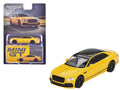 Bentley Flying Spur Monaco Yellow with Black Top Limited Edition 1/64 Diecast Model Car by Mini GT
