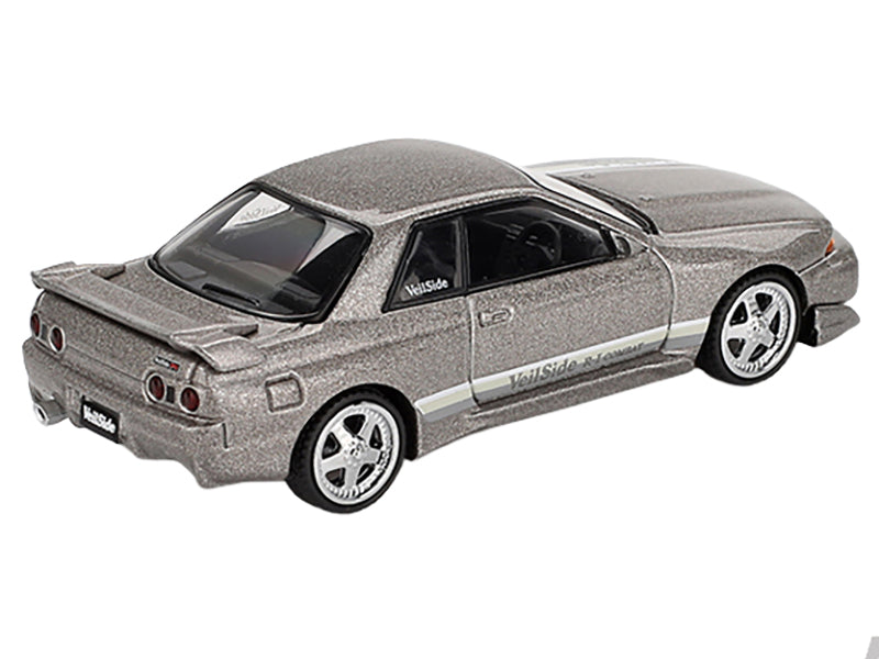 Nissan Skyline GT-R (R32) RHD (Right Hand Drive) "Veilside Combat C-I" Gray Metallic Limited Edition 1/64 Diecast Model Car by Mini GT - image 3