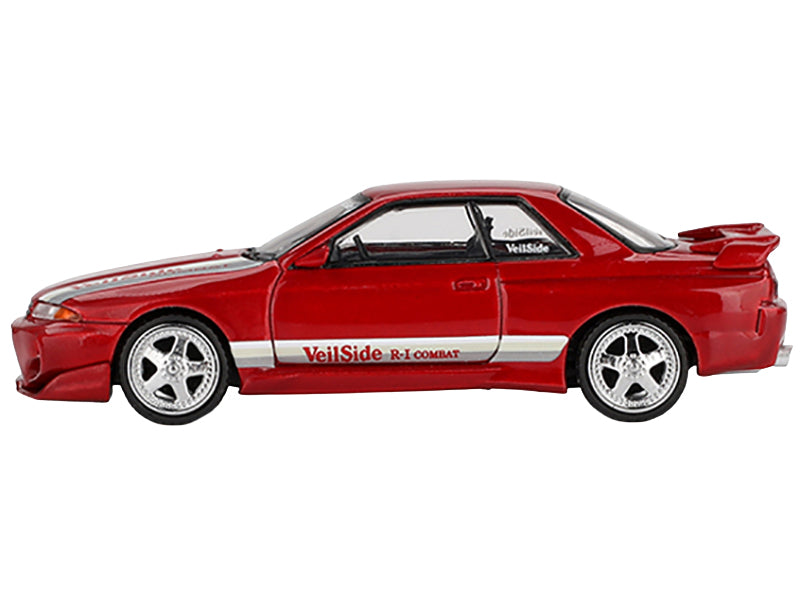Nissan Skyline GT-R (R32) RHD (Right Hand Drive) "Veilside Combat C-I" Gem Red Metallic Limited Edition 1/64 Diecast Model Car by Mini GT - image 2