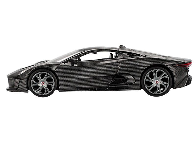 Jaguar C-X75 "Test Car" Black Carbon Limited Edition 1/64 Diecast Model Car by Mini GT - image 2