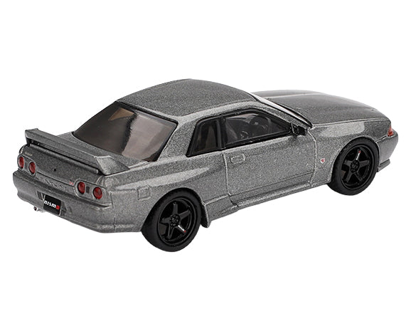 Nissan Skyline GT-R (NISMO BNR32 CRS Version) RHD (Right Hand Drive) Dark Metal Gray Metallic Limited Edition 1/64 Diecast Model Car by Mini GT - image 3