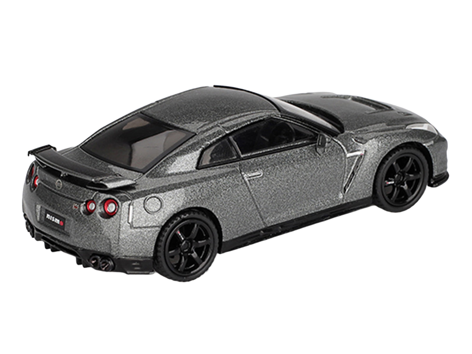 Nissan GT-R Nismo R35 CRS Version RHD (Right Hand Drive) Dark Metal Gray Metallic Limited Edition 1/64 Diecast Model Car by Mini GT - image 4
