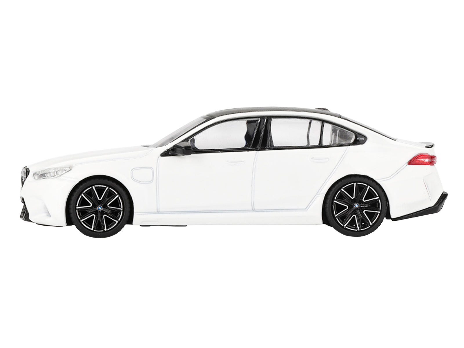 BMW M5 Alpine White with Carbon Top Limited Edition 1/64 Diecast Model Car by Mini GT - image 2
