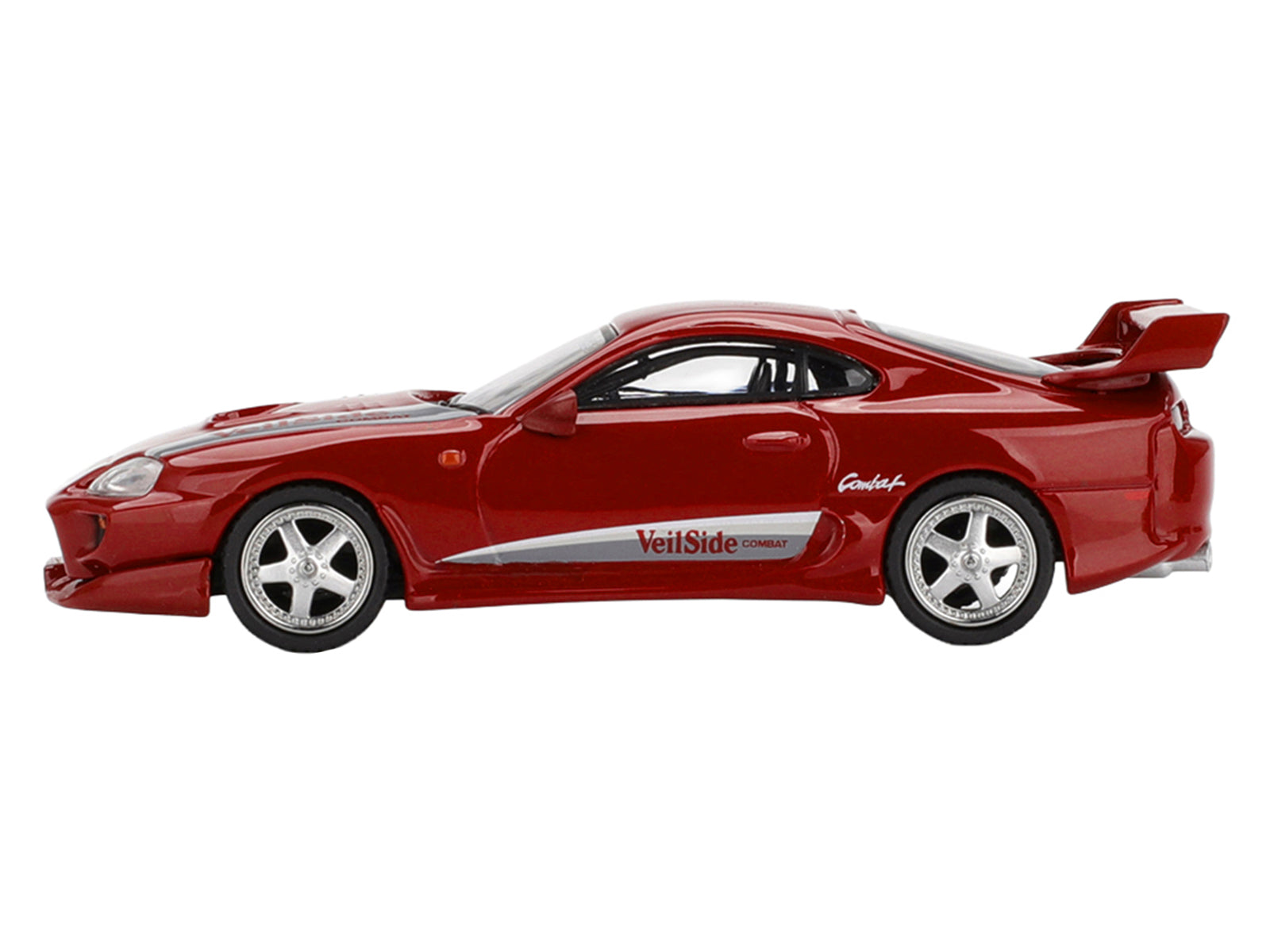 Toyota Supra "VeilSide Combat V-I" Red Limited Edition 1/64 Diecast Model Car by Mini GT - image 2