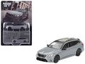 BMW M5 Touring Brooklyn Gray Metallic with Sunroof 1/64 Diecast Model Car by Mini GT