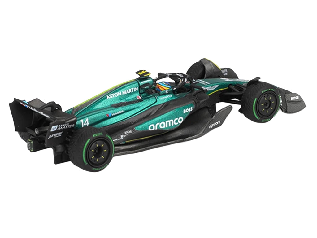Aston Martin AMR24 #14 Fernando Alonso Formula One F1 "Canadian GP" (2024) Limited Edition 1/64 Diecast Model Car by Mini GT - image 3