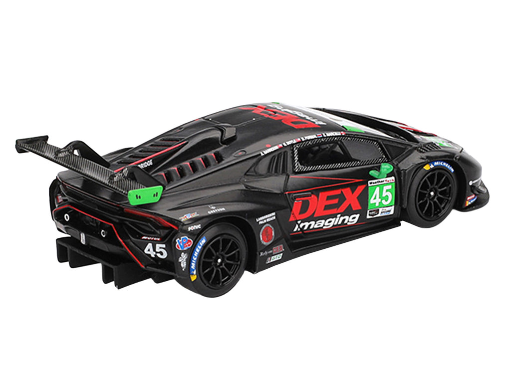 Lamborghini Huracan GT3 EVO2 #45 Graham Doyle - Danny Formal - Ashton Harrison - Kyle Marcelli "DEX Imaging" IMSA "24 Hours of Daytona" (2024) Limited Edition 1/64 Diecast Model Car by Mini GT - image 3