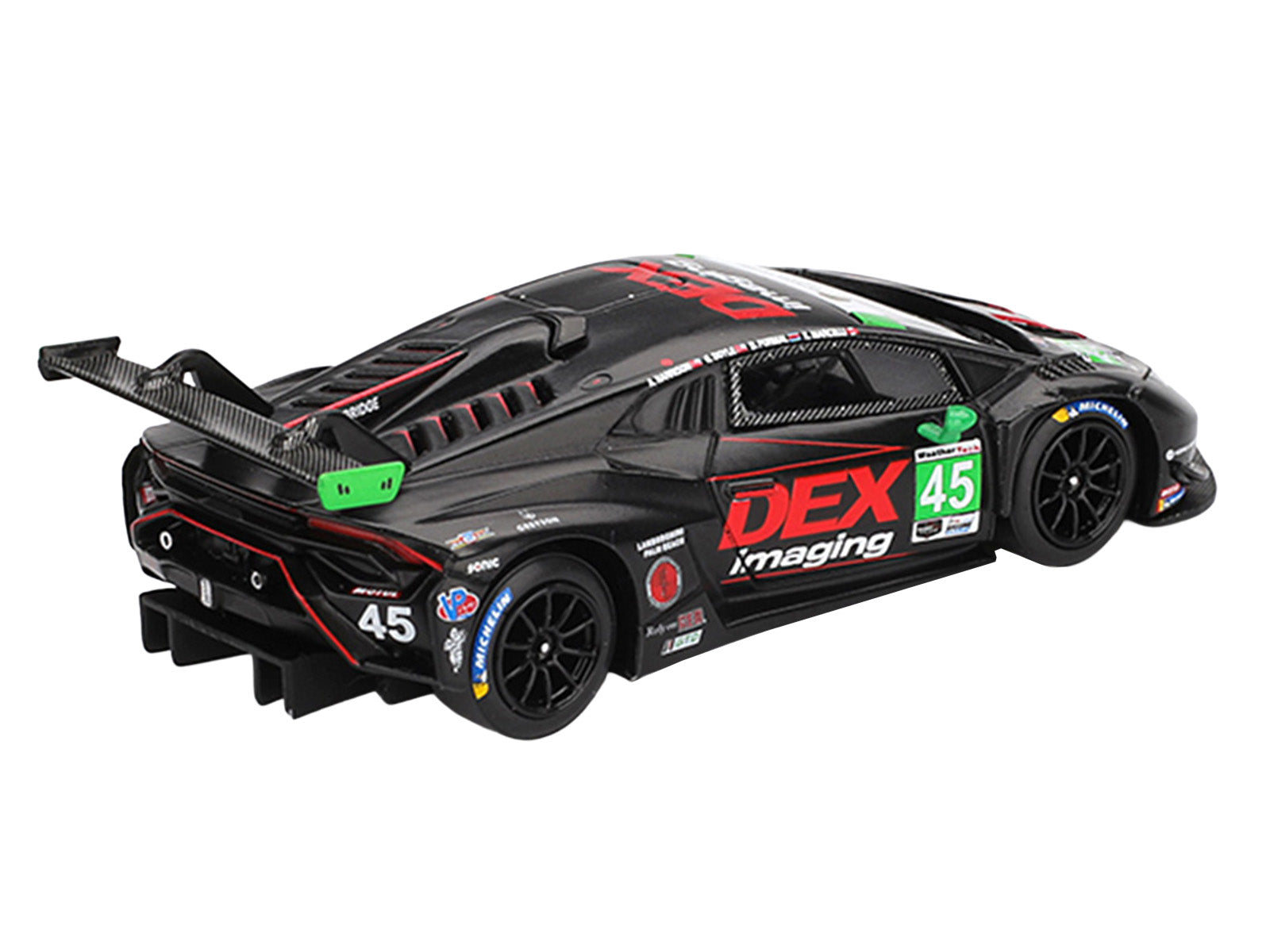 Lamborghini Huracan GT3 EVO2 #45 Graham Doyle - Danny Formal - Ashton Harrison - Kyle Marcelli "DEX Imaging" IMSA "24 Hours of Daytona" (2024) Limited Edition 1/64 Diecast Model Car by Mini GT - image 3