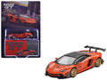 Lamborghini Aventador "LB-Works" Orange with Matt Black Top "Malaysia Diecast Expo (MDX) 2025" Limited Edition 1/64 Diecast Model Car by Mini GT