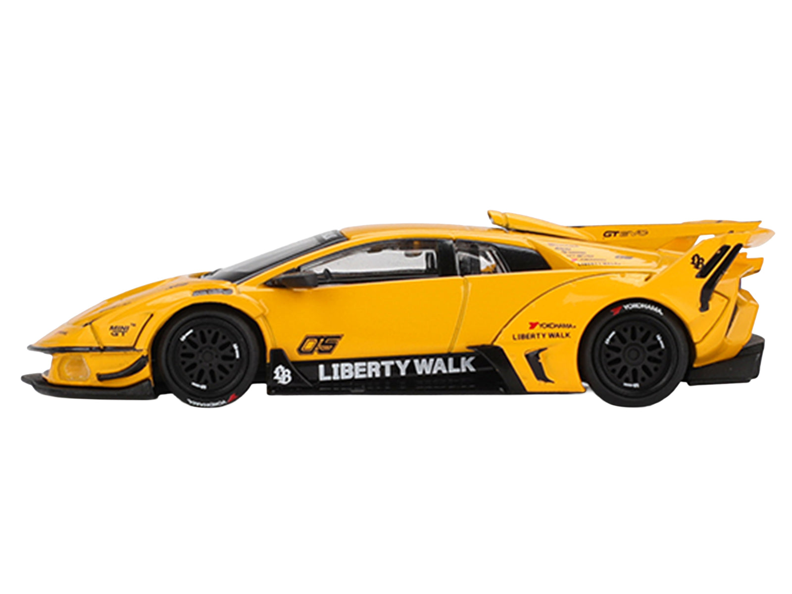 Lamborghini Murcielago GT EVO LB-Silhouette Works Yellow Limited Edition 1/64 Diecast Model Car by Mini GT - image 2