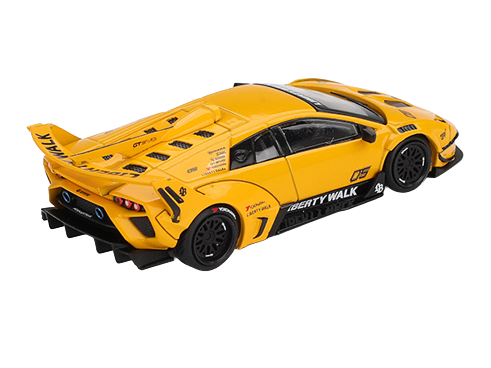 Lamborghini Murcielago GT EVO LB-Silhouette Works Yellow Limited Edition 1/64 Diecast Model Car by Mini GT - image 3