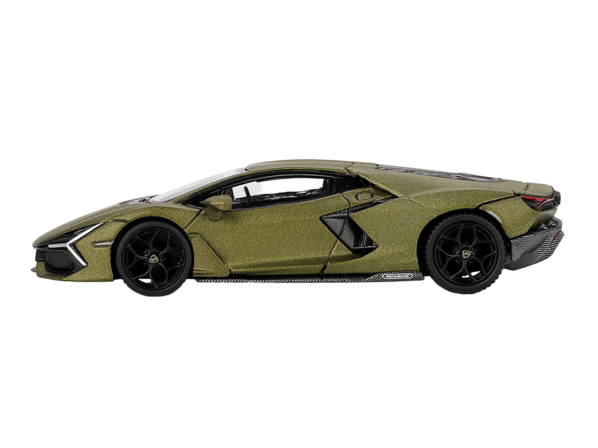Lamborghini Revuelto Verde Gea Matte Green Metallic Limited Edition 1/64 Die Cast Model Car by Mini GT - image 3