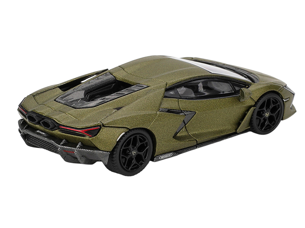 Lamborghini Revuelto Verde Gea Matte Green Metallic Limited Edition 1/64 Die Cast Model Car by Mini GT - image 4
