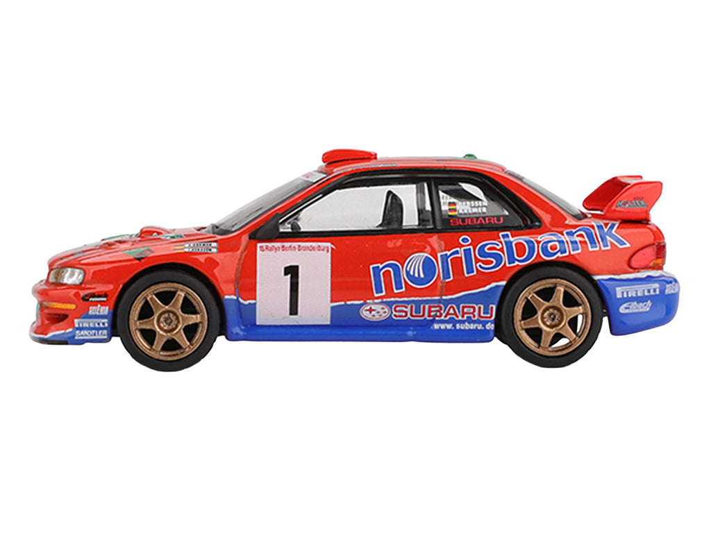 Subaru Impreza WRC97 #1 Armin Kremer - Fred Berssen Champion "Deutsche Rallye Meisterschaft (DRM)" (1999) Limited Edition 1/64 Diecast Model Car by Mini GT - image 2