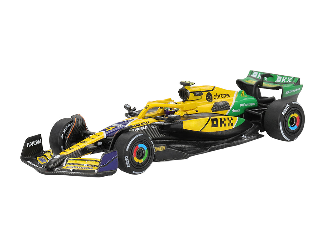 McLaren MCL38 #4 Lando Norris Formula One F1 "Monaco GP" (2024) Limited Edition 1/64 Diecast Model Car by Mini GT - image 2