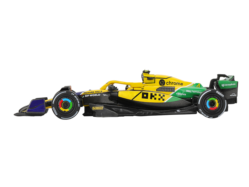 McLaren MCL38 #4 Lando Norris Formula One F1 "Monaco GP" (2024) Limited Edition 1/64 Diecast Model Car by Mini GT - image 3