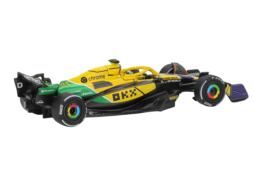 McLaren MCL38 #81 Oscar Piastri 2nd Place Formula One F1 "Monaco GP" (2024) Limited Edition 1/64 Diecast Model Car by Mini GT - image 4