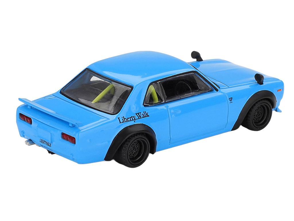 Nissan LB-Works Hakosuka RHD (Right Hand Drive) Baby Blue Limited Edition 1/64 Diecast Model Car by Mini GT