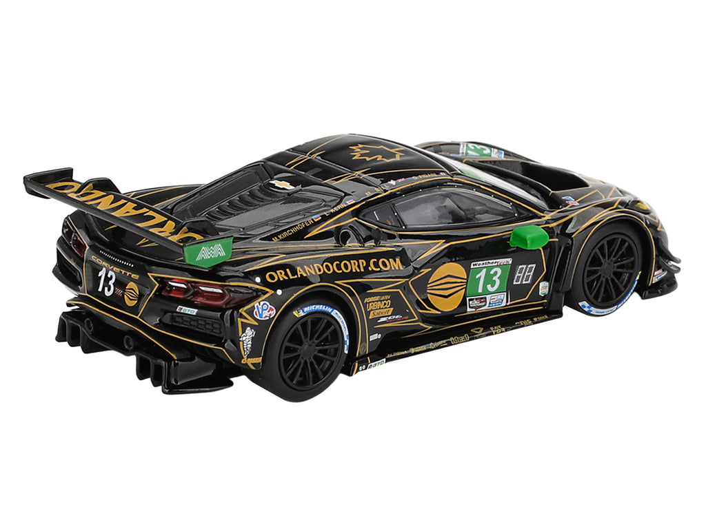 Chevrolet Corvette Z06 GT3.R #13 Matt Bell - Orey Fidani - Lars Kern - Marvin Kirchhofer "AWA" GTD Class Winner IMSA "24 Hours of Daytona" (2025) 1/64 Diecast Model Car by Mini GT - image 4