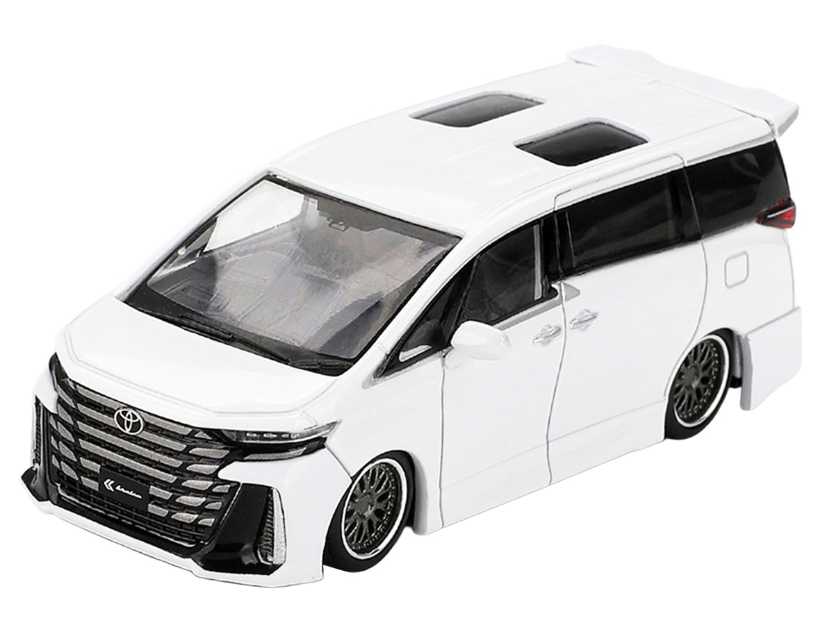 Toyota Vellfire 40 KUHL Van White Metallic Limited Edition 1/64 Die Cast Model Car by Mini GT - image 2