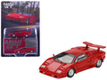 Lamborghini Countach "25th Anniversary" Red Limited Edition 1/64 Diecast Model Car by Mini GT
