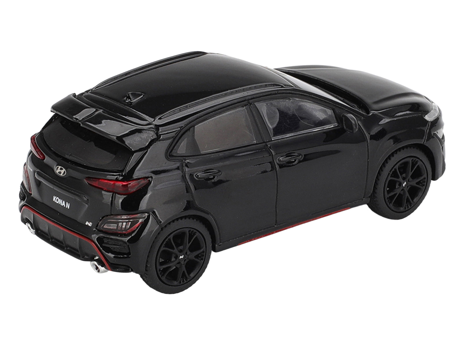 Hyundai Kona N Phantom Black Limited Edition 1/64 Diecast Model Car by Mini GT