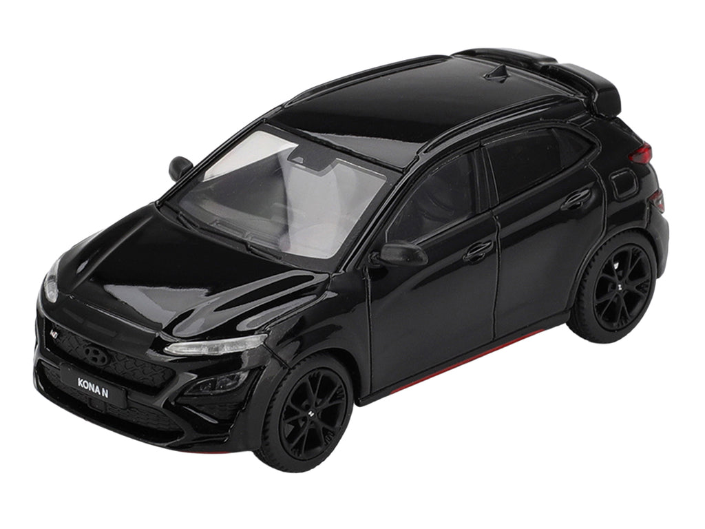 Hyundai Kona N Phantom Black Limited Edition 1/64 Diecast Model Car by Mini GT