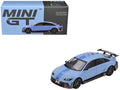 Hyundai RN22e (VP1) Light Blue with Blue Stripe Limited Edition 1/64 Diecast Model Car by Mini GT