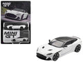 Aston Martin DBS RHD (Right Hand Drive) Stratus White with Carbon Top Limited Edition 1/64 Diecast Model Car by Mini GT