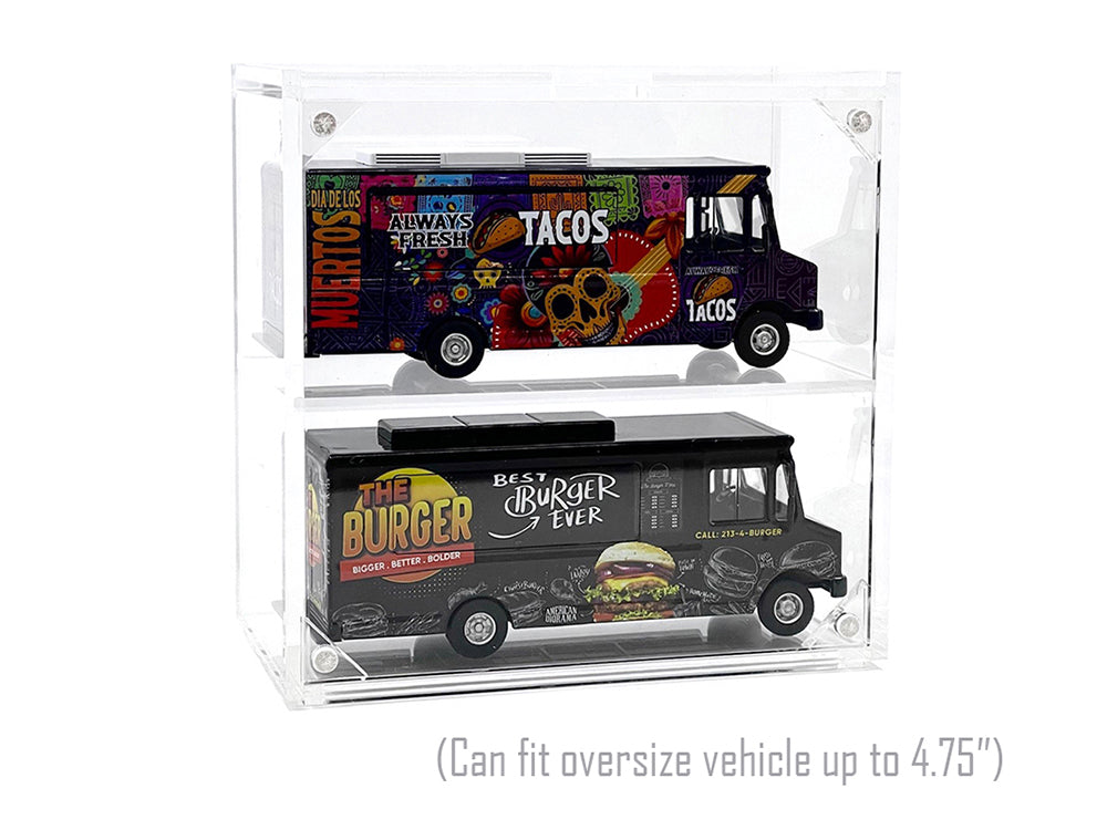Showcase 2 Cars Desk Top Display Case with Cover "Mijo Exclusives" for 1/64 Scale Models - image 4