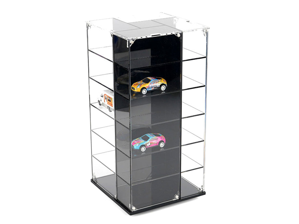 Acrylitower Showcase 24 Car Display Desktop Spinner with Cover "Mijo Exclusives" for 1/64 Scale Models - image 3