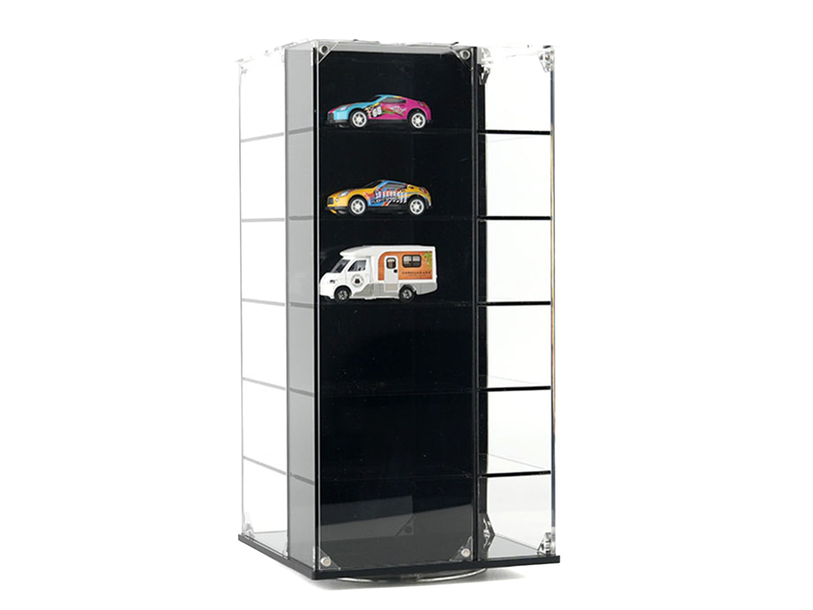 Acrylitower Showcase 24 Car Display Desktop Spinner with Cover "Mijo Exclusives" for 1/64 Scale Models - image 4