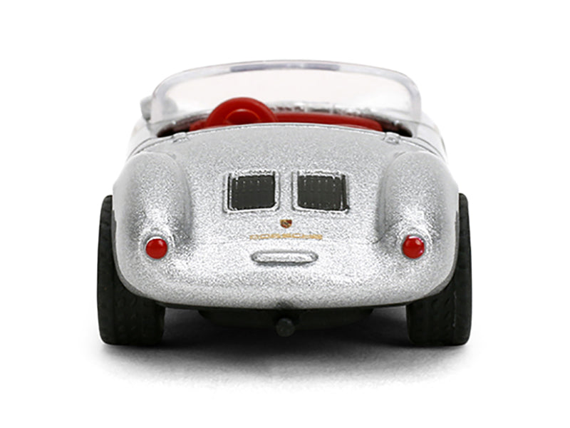 1955 Porsche 550 Spyder Silver Metallic with Red Interior "Collection" Series 1/64 Diecast Model Car by Majorette - image 5