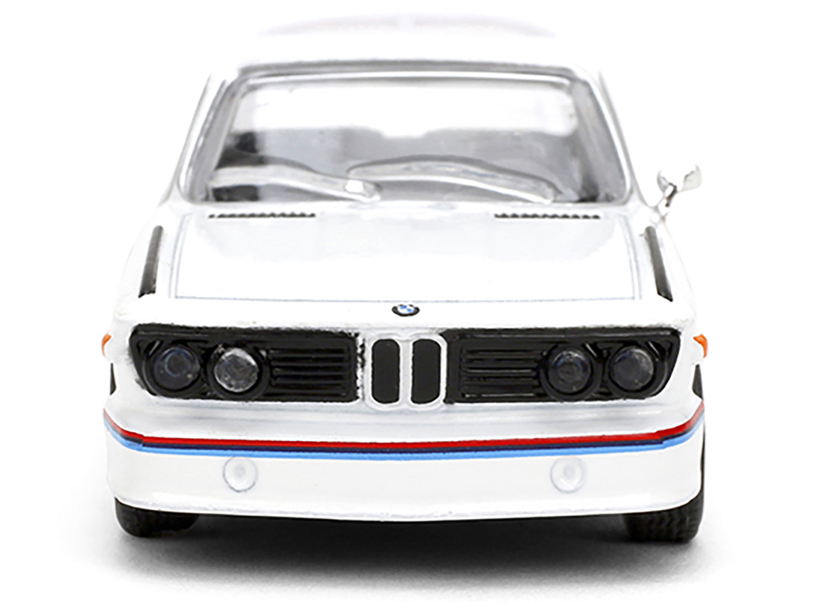 1975 BMW 3.0 CSL White with Red and Blue Stripes "Collection" Series 1/64 Diecast Model Car by Majorette - image 4
