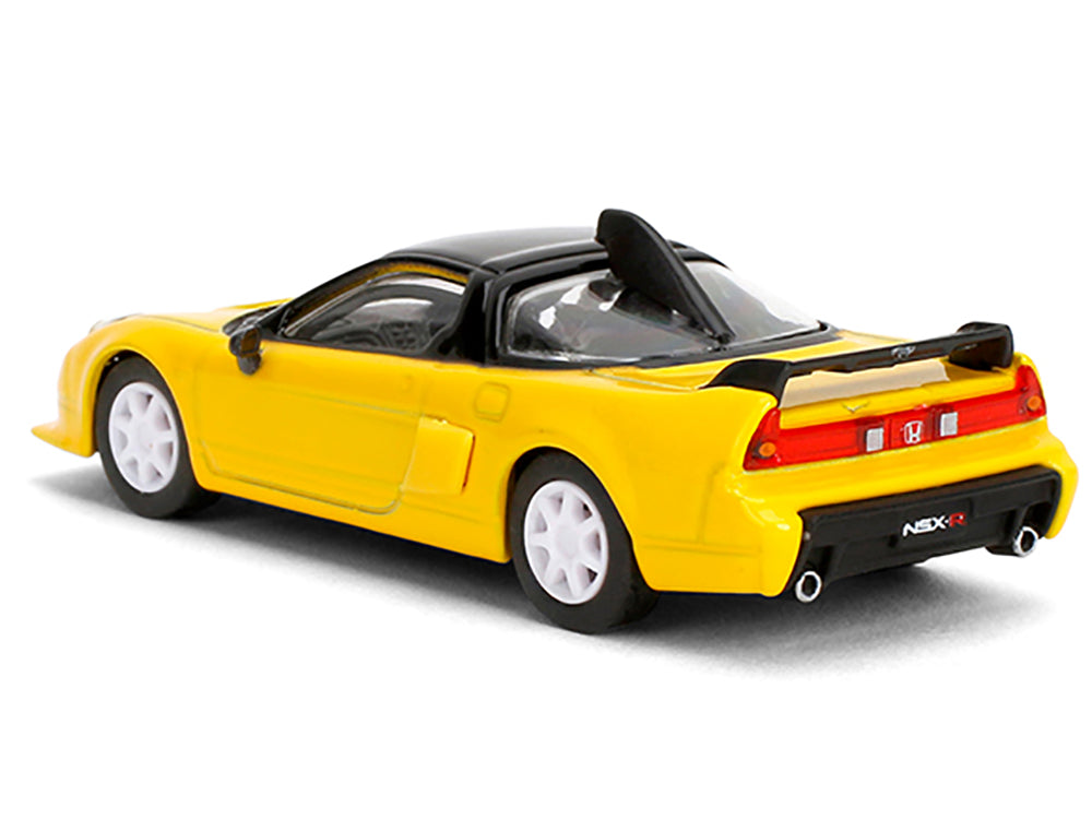 1995 Honda NSX-R GT RHD (Right Hand Drive) Yellow with Black Top "Collection" Series 1/64 Diecast Model Car by Majorette - image 3