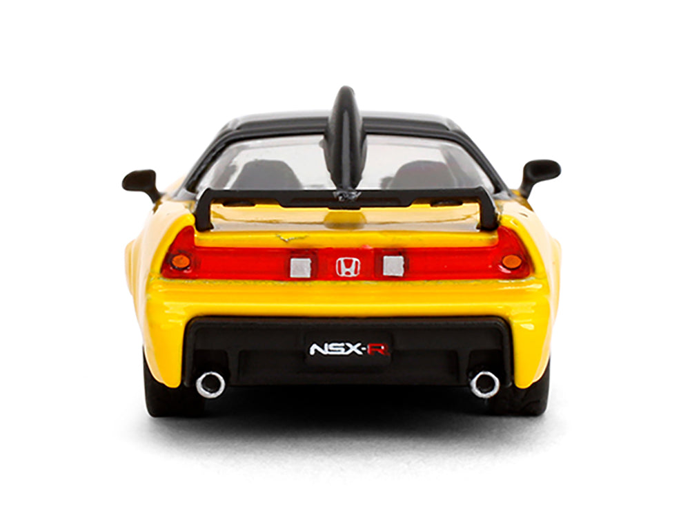 1995 Honda NSX-R GT RHD (Right Hand Drive) Yellow with Black Top "Collection" Series 1/64 Diecast Model Car by Majorette - image 4