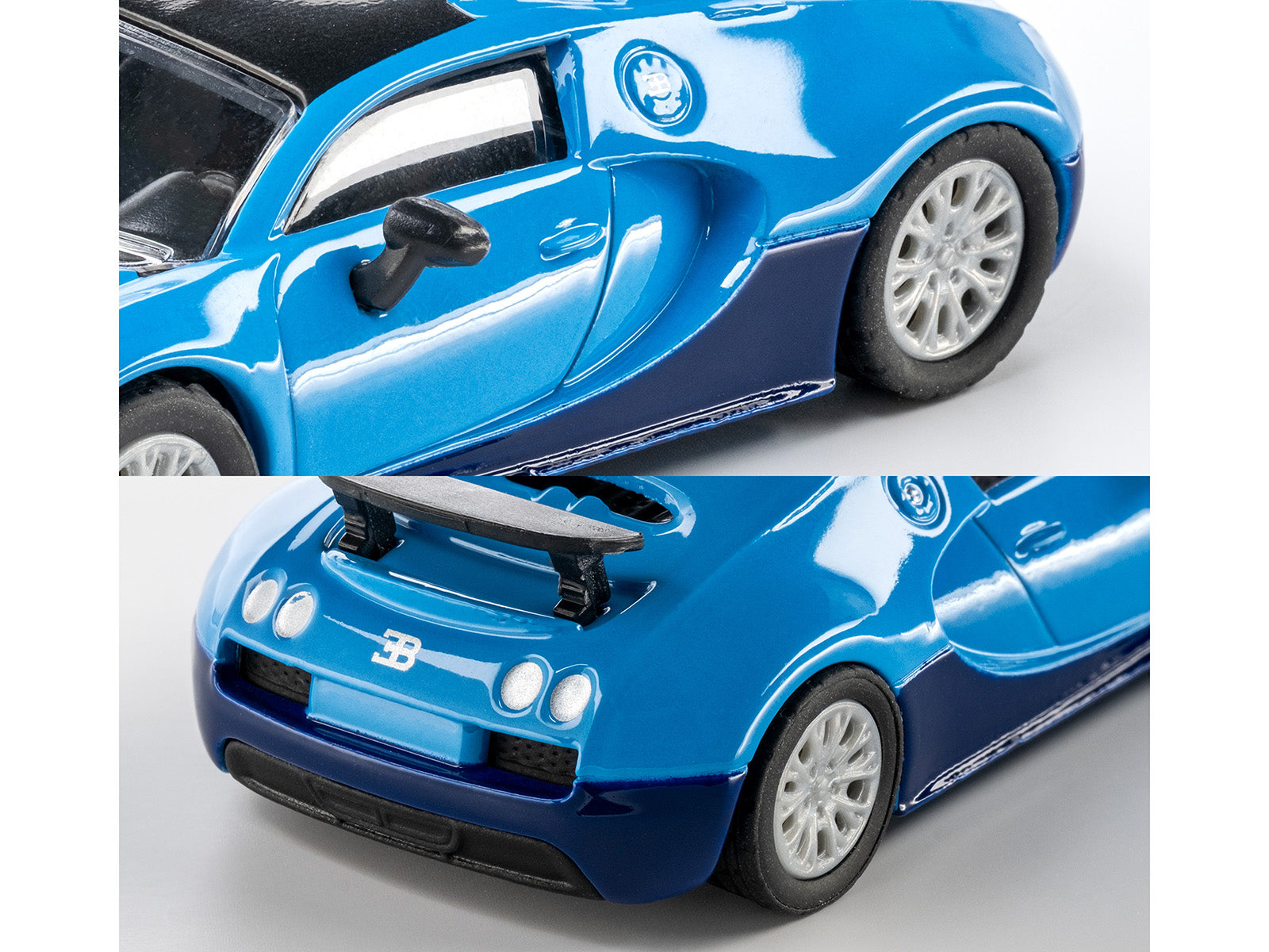2005 Bugatti Veyron 16.4 Super Sport Blue "Collection" Series 1/64 Diecast Model Car by Majorette - image 2