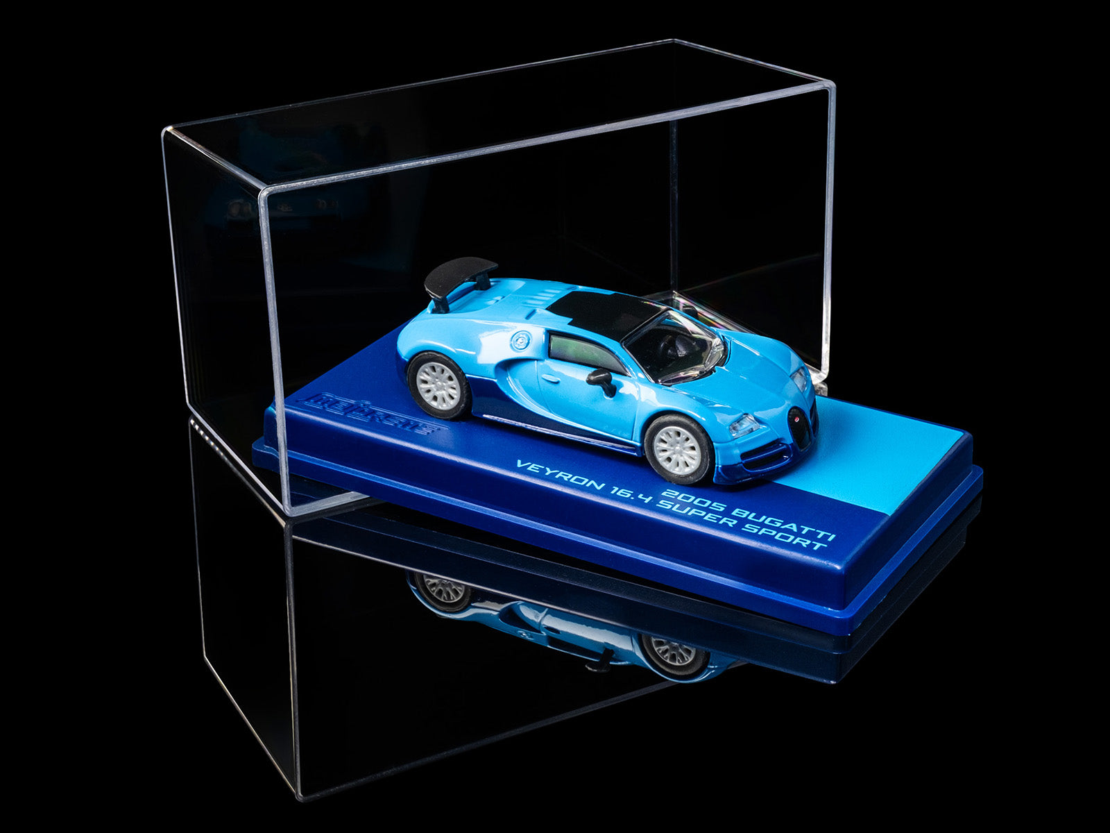 2005 Bugatti Veyron 16.4 Super Sport Blue "Collection" Series 1/64 Diecast Model Car by Majorette - image 5
