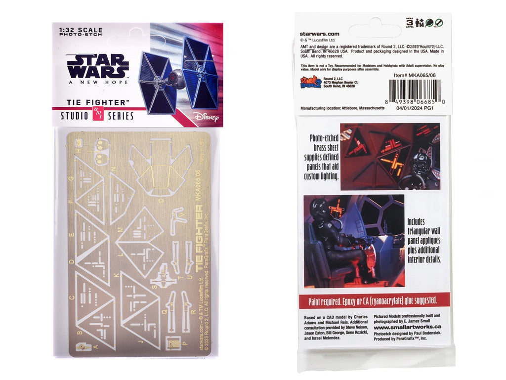 Photoetch Set for "Star Wars: A New Hope" Tie Fighter Kit 1/32 Scale by AMT - image 3