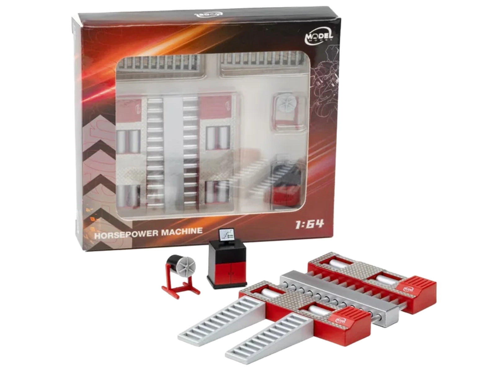 Horsepower Machine Red 1/64 Diecast Model by Model Model - image 4