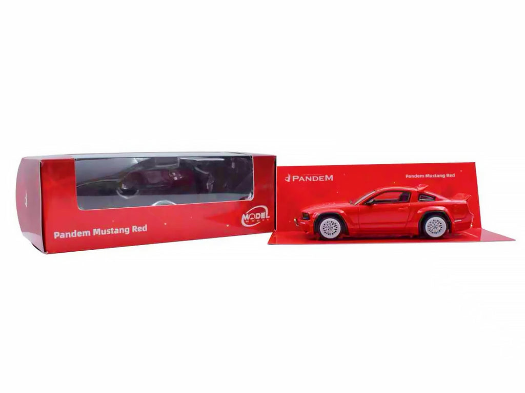 Pandem Mustang Red 1/64 Diecast Model Car by Model Model