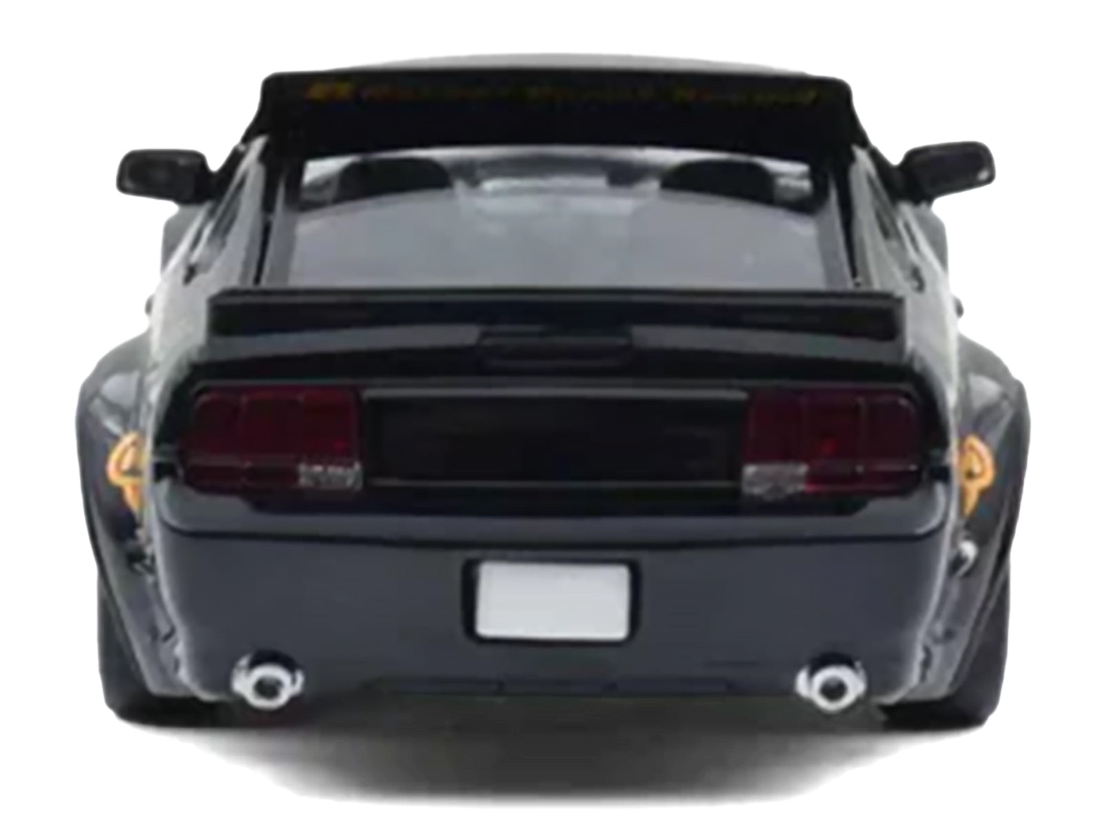 Pandem Mustang Black with Gold Graphics 1/64 Diecast Model Car by Model Model