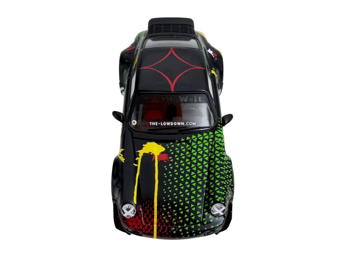 RWB 964 "Kimera-Rough World" Black with Graphics 1/64 Diecast Model Car by Model Model