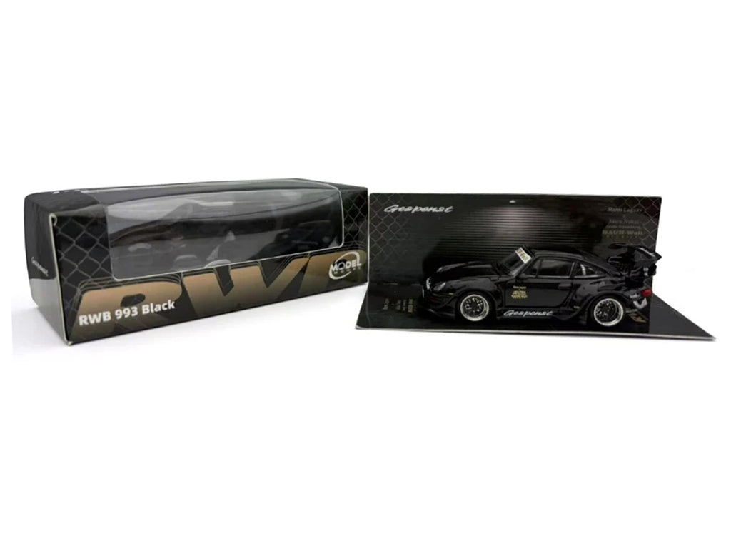 RWB 993 "Gespenst" Black 1/64 Diecast Model Car by Model Model
