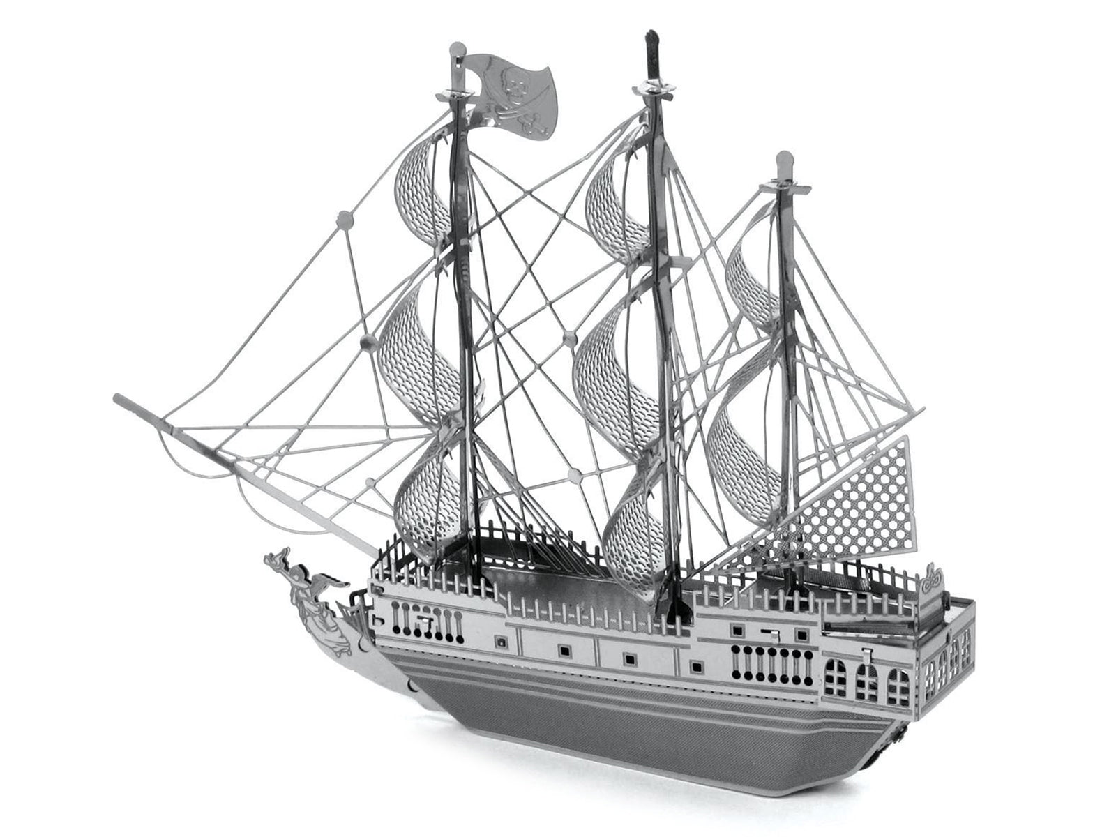 Model Kit Black Pearl Ship (Moderate Difficulty) Steel Model by Metal Earth - image 2