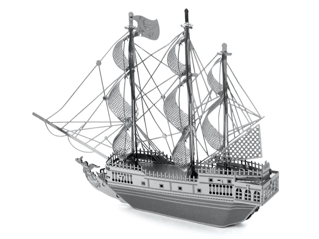 Model Kit Black Pearl Ship (Moderate Difficulty) Steel Model by Metal Earth - image 2