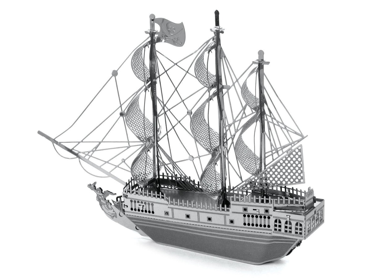 Model Kit Black Pearl Ship (Moderate Difficulty) Steel Model by Metal Earth - image 2
